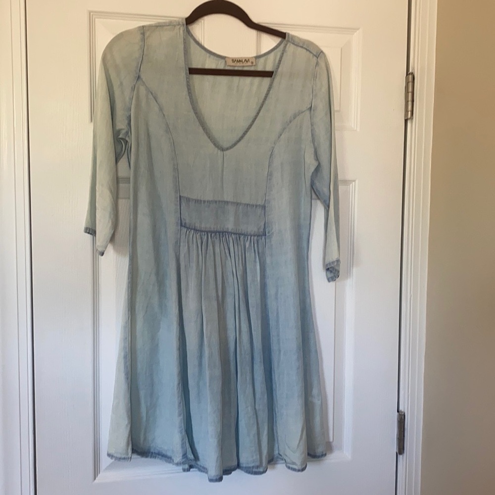 XS - 90’s Cotton Jean Dress